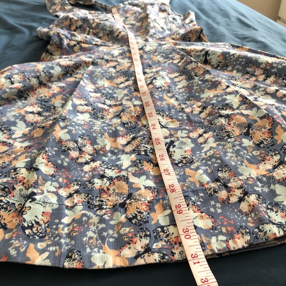 ❌ Open Back Blue Pastel Fit & Flare Party Dress - Picture 8 of 8